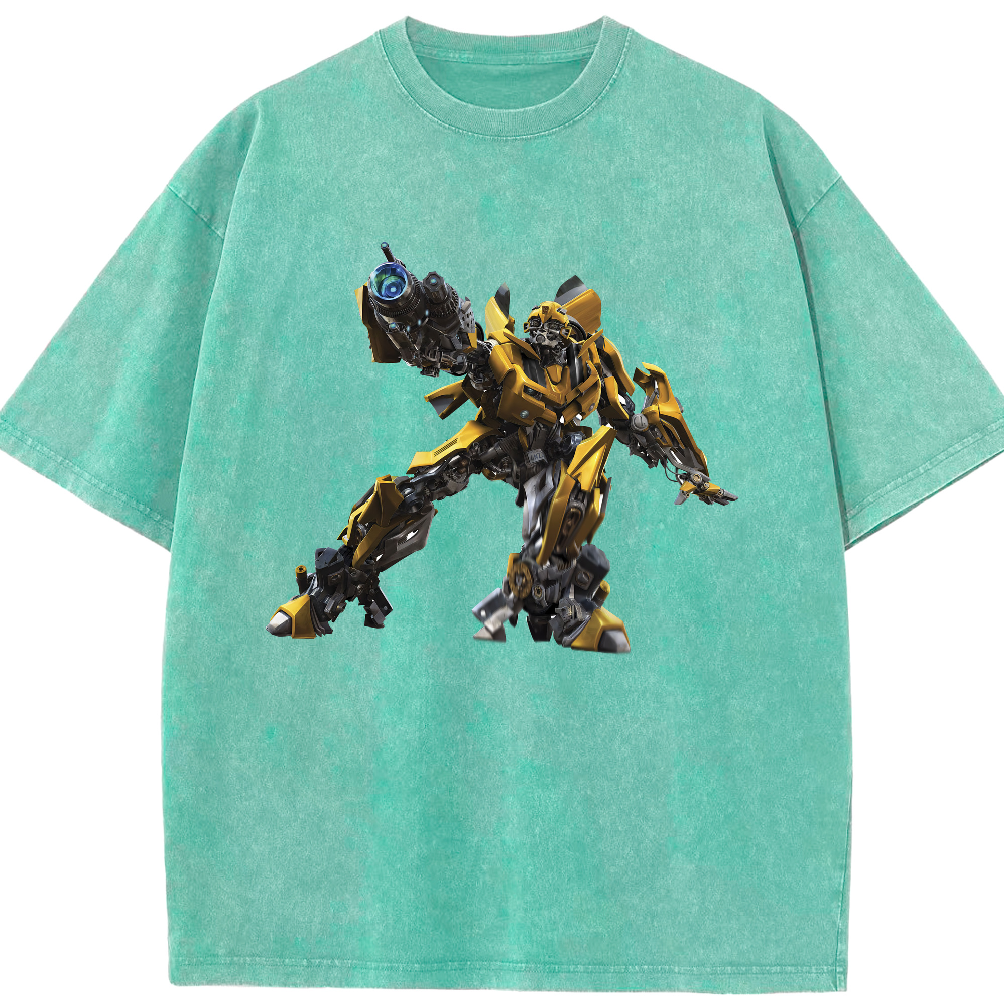 （画像用） Transformers トランスフォーマー 綿100% ヴィンテージ風 半袖Tシャツ（フロントプリント）